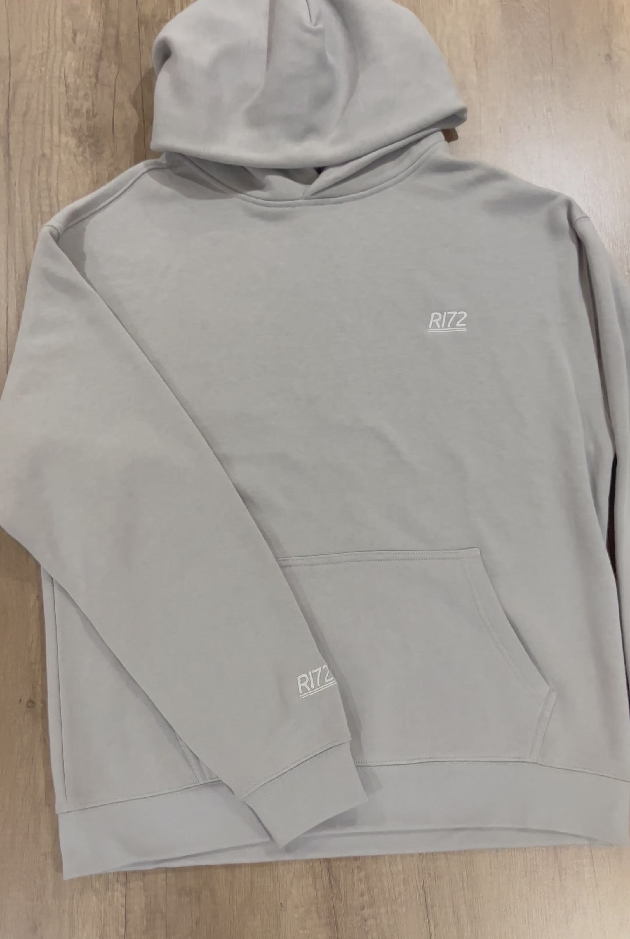 RI72s' stylish & relaxed charcoal - grey hoodie – RoundIn72